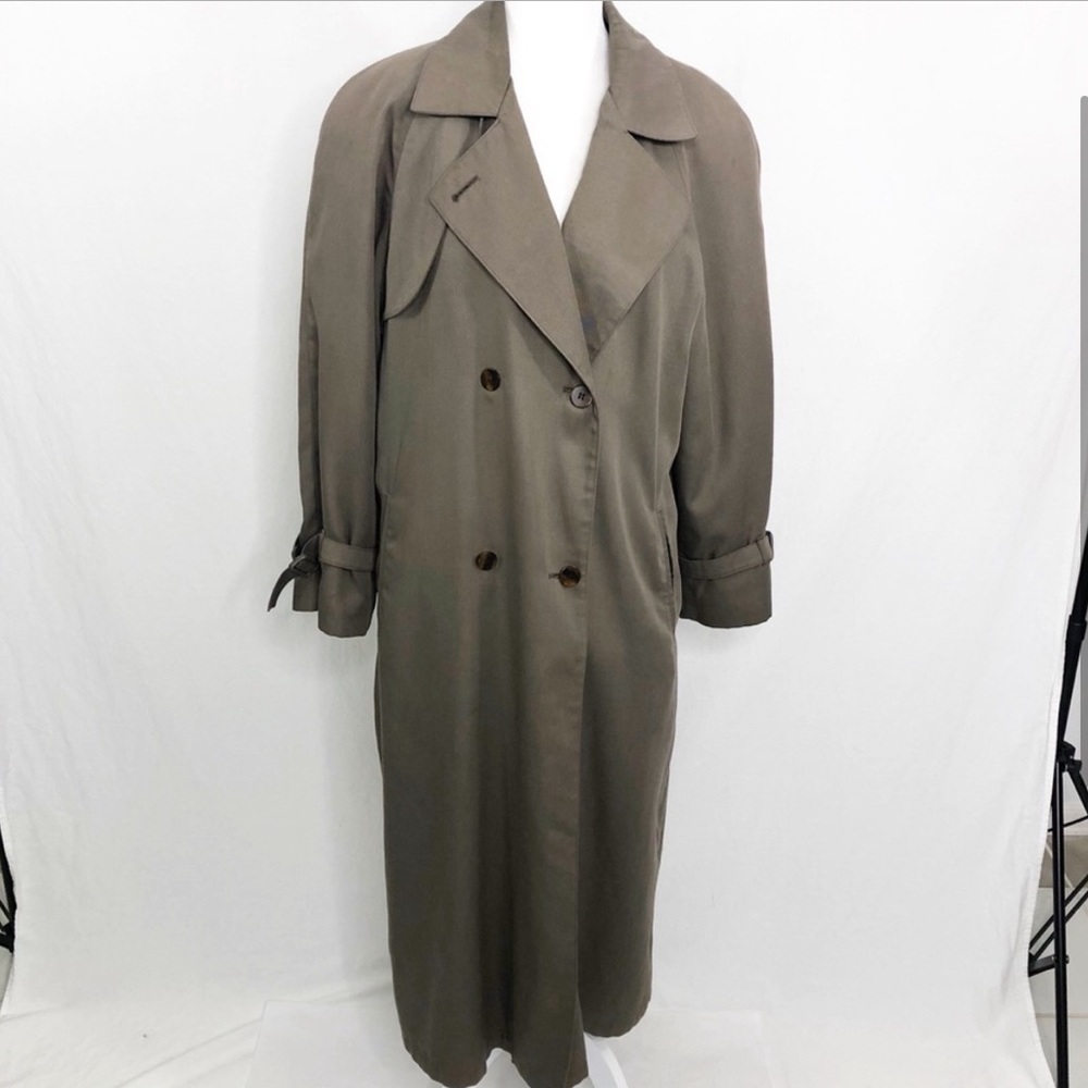 London Fog Green Trench